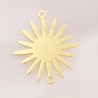 2 Estampes soleil connecteur  25x22mm