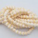 10 perles jade ronde 6mm naturel teinté paillette or blanc