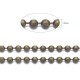 1 mètre CH013Y de chaine laiton boule facettée diamètre  1.5mm