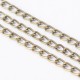 1 mètre CHS572  chaine bronze maillon plat 3x 2.2mm