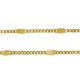 1 mètre de chaine laiton doré fantaisie 2mm
