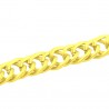 1 M chaine maillon double plat CHR003 or 8x6,5mm