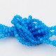 20 perles oeil de chat 3mm bleu royal