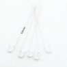 x5 fibules broche  laiton plaqué argent  dimension10 cm