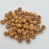 30 perles miniatures en bois rondes BURLYWOOD 8mm