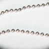 1mètre de chaine bille argenté couleur platine 1,5mm