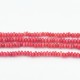 40 perles jade boulier  groseille 3mm