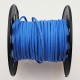 1mètre de cordon suédine plat bleu royal  3x1,5m