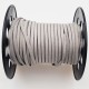 1 mètre   de cordon suédine plat gris clair 3x1,5mm