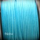 1 mètre de cordon suédine plat turquoise  3x1,5m