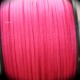 1 mètre  de cordon suédine plat rouge framboise  3x1,5m