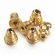 20 supports laiton or  embouts fermoirs boucle d'oreille  6x5mm