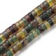 20 perles naturelles Heishi fluorite  non teint 4x2mm