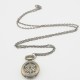 1 montre gousset flocon de neige et sa longue chaine bronze