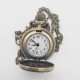 1 montre gousset flocon de neige et sa longue chaine bronze