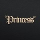 1 connecteur "Princess " acier or  rose  36x10mm