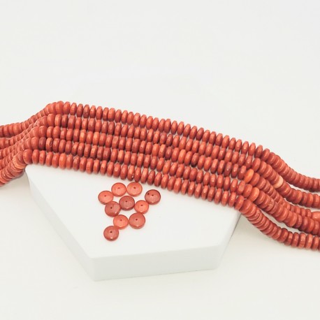 corail lentilles bambou 4x3mm
