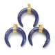 1pendentif pierre corne lapis lazuli