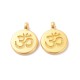 6 Pendentifs  Ohm or mat relief