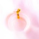 1pendentif pierre corne quartz rose