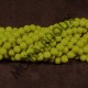 20 perles pierre jade naturelle  ronde  vert anis 6mm