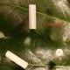10 perles tubes en nacre naturelles reflet irisées 14x4mm