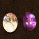 1 cabochon nacre abalone rose violine dimension 14x10mm