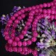 20 perles pierre jade ronde framboise  4mm