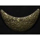 plastron connecteur demi-lune bronze  86x6mm