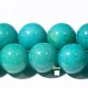 10 perles pierre  jade  Mashan turquoise/vert   8mm rondes