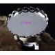 2 supports bague cabochon laiton dentelle 25mm