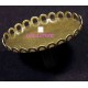 bague support cabochon ovale bronze 30x40mm