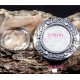 1 support cabochon broche argenté  fleuri