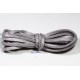 1 mètre  cordon suédine plat gris clair   aspect satiné brillant  3x1,5m