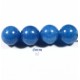 x10 perles pierre jade bleu ronde  5/6mm