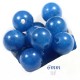 x10 perles pierre jade bleu ronde  5/6mm