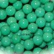 10 perles pierre jade ronde  TURQUOISE VERTE  10mm