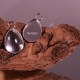 10 supports cabochon goutte argenté dentelle