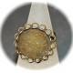 2 supports de bagues double plateau  dentelles  bronze  20mm