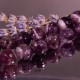10 perles d'améthyste facettée qualité A violet /prune  diamètre 12mm