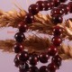 10perles rondes chrysocolle brun rouge 8mm