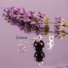 10 bélières demi-lune laiton argenté 11x4mm