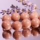 10 perles pierre jade ronde noisette 12mm