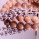 10 perles pierre jade ronde noisette 12mm