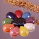 10 cabochons goutte multicolore verre nacré 18x24mm