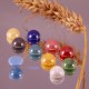 lot de 10 cabochons multicolore verre nacré 14mm