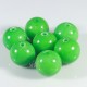 10 perles pierre jade ronde vert pomme 10mm