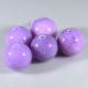 8 perles pierre jade lilas/mauve ronde  12mm