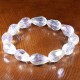 10 perles goutte cristal AB Facette   15x10mm