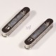 fermoirs magnétique rectangle argenté granulé platine 38x14mm pour bracelet manchette